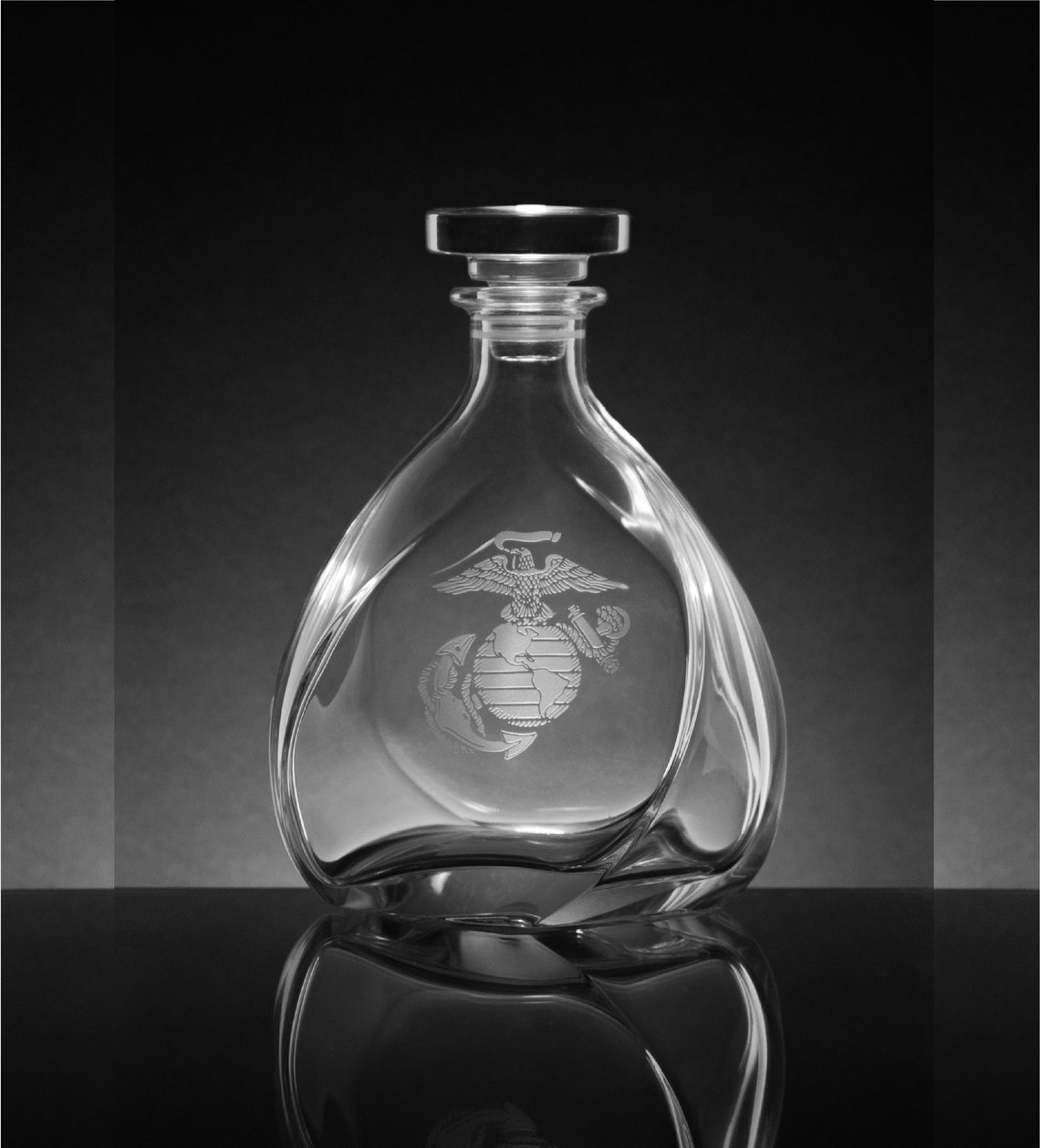 Engraved Spirit Decanter Liszt Custom Decanters Groomsman Etsy