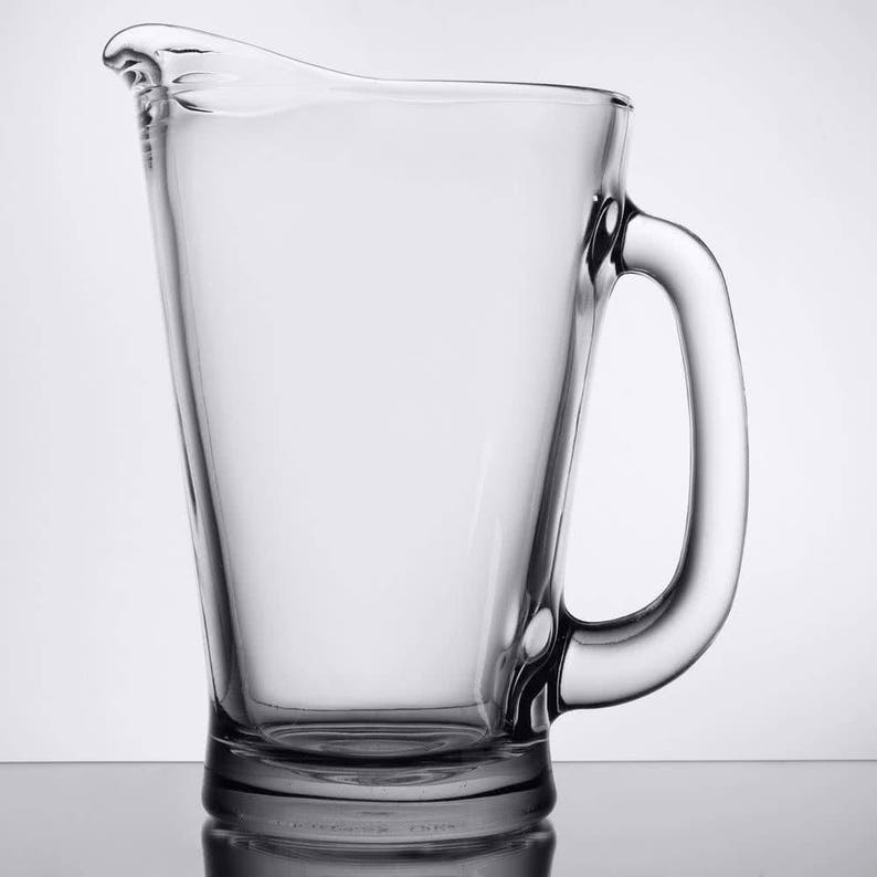 Engraved Glass Beer Pitchers Custom Water Pitchers Etsy