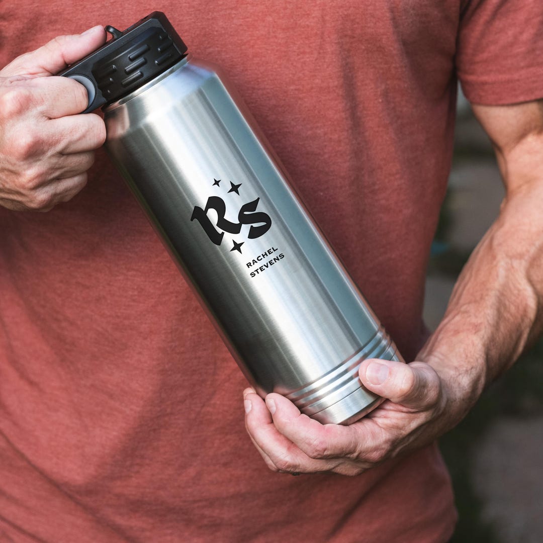 Personalized Stainless Steel Water Bottle: Engraved 40 Oz Polar Camel ...