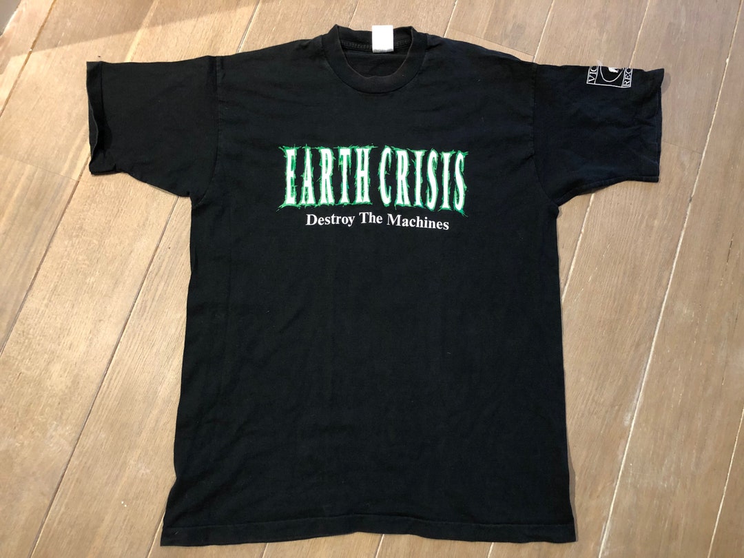 Earth Crisis Destroy the Machines Vegan Straight Edge Vintage Nyhc 