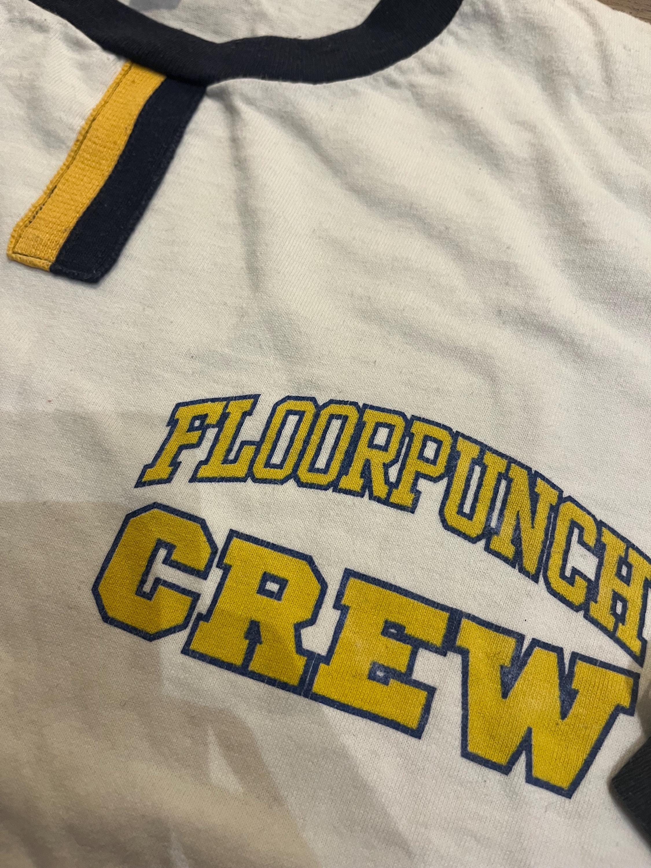 Floorpunch CREW Ringer Shirt XL Vintage Hardcore Straight Edge