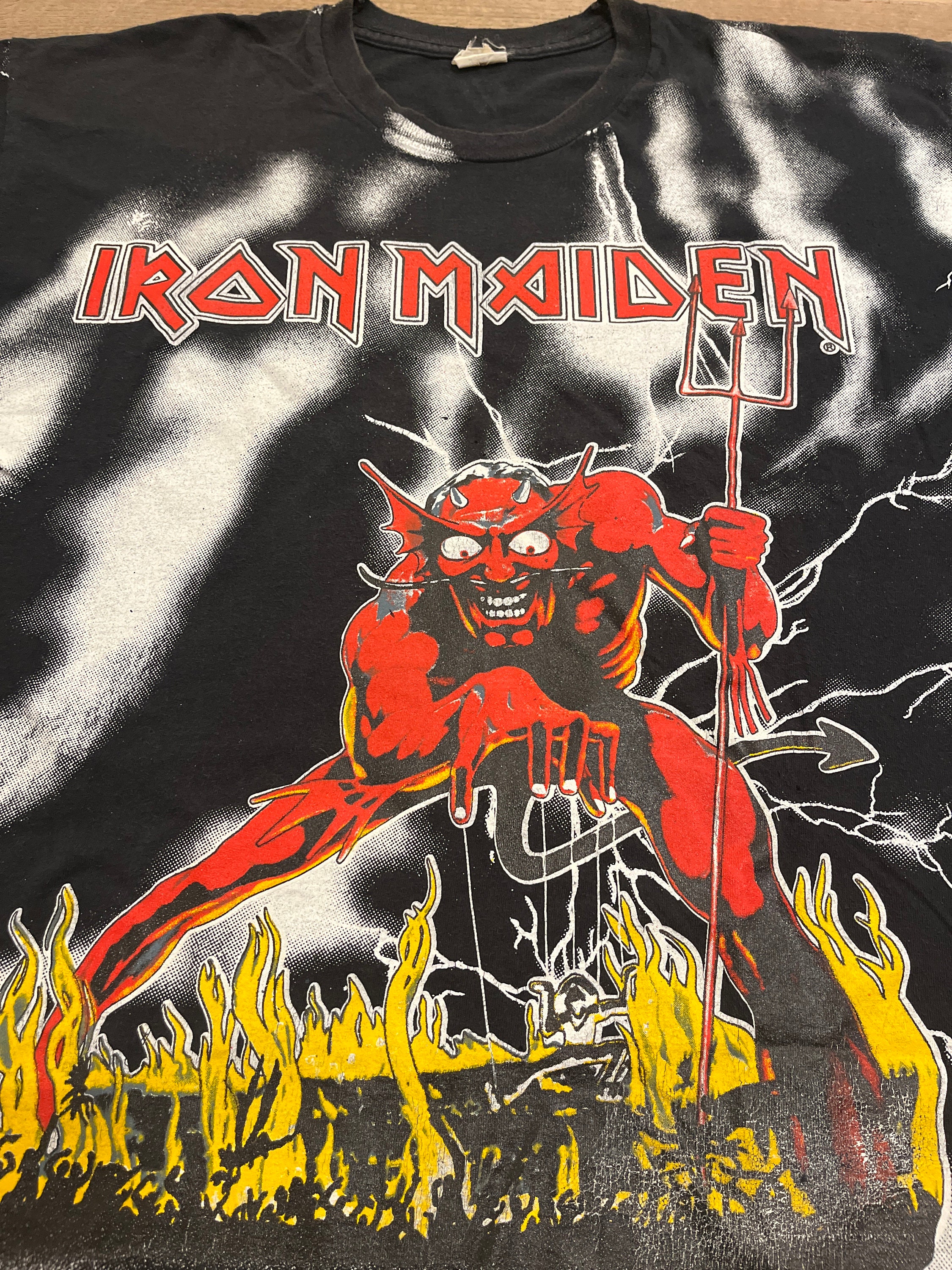 Amazon.com: Iron Maiden 'Number of the Beast Vintage Logo