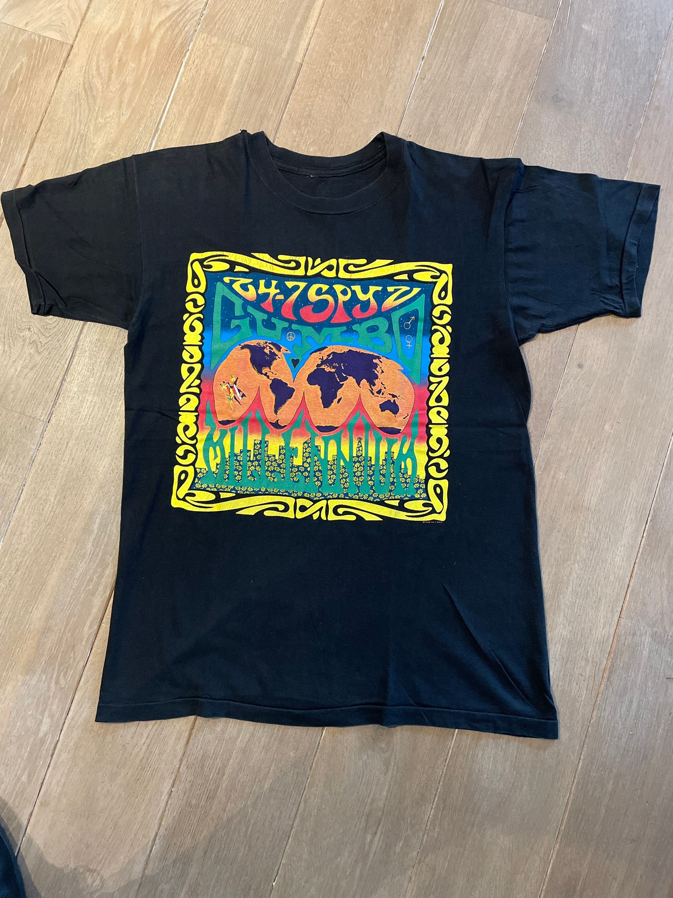 24-7SPYZ 90sヴィンテージtシャツ 24-7 Spyz original vintage tour shirt funk punk hardcore rap