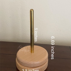 Yarn holder, Yarn Spinner, Crochet Tool, Knitting Tool,  Crochet Organizer, Knitting Organizer, Wooden Yarn Holder for Crochet, Yarn Caddy,