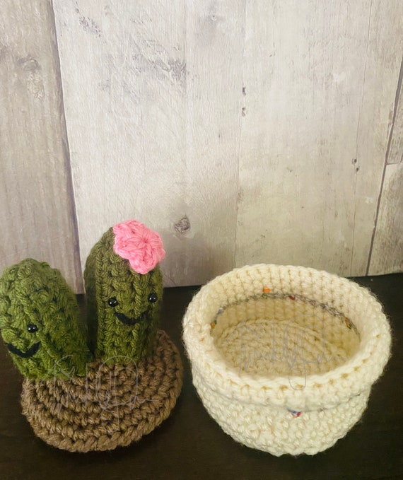 Cactus Jewelry Holder Crochet Pattern, Ring Holder, Jewelry Dish