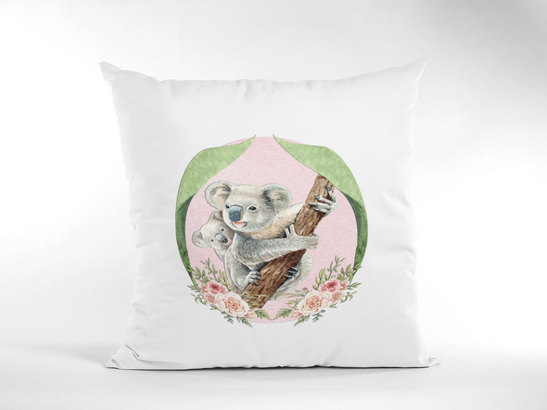 Personalised Koala Cushion Cover Gift Koala Pillow Printed Etsy