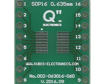 QSOP16,SSOP16 0.635mm(0.025") to DIP 0.6".