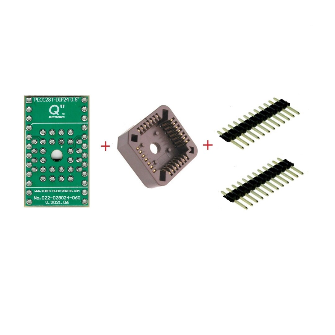 PLCC28T to DIP24 0.6 Adapter ASSEMBLY KIT. Etsy