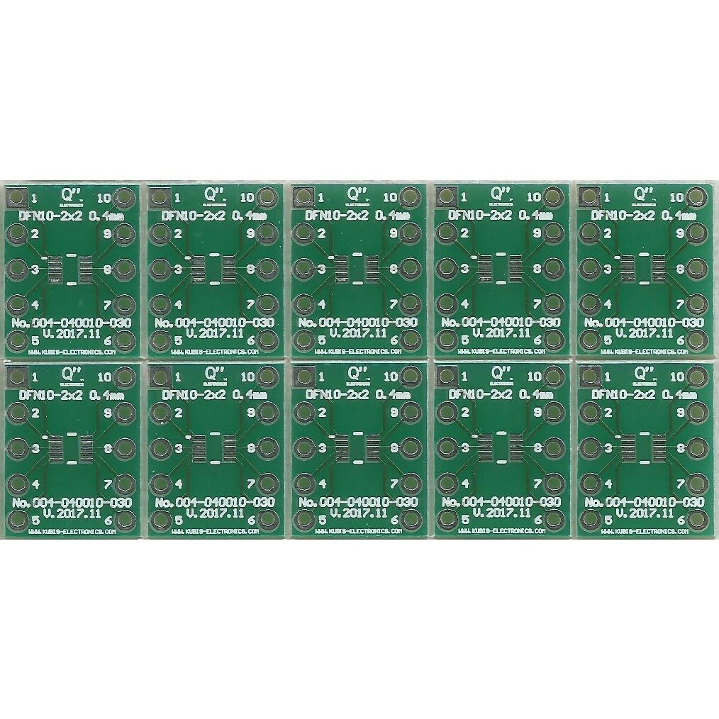 Dfn10 Plug 10 PC. Adaptador PCB DFN10-2x2 0.40mm a DIP10 0.3. - Etsy México