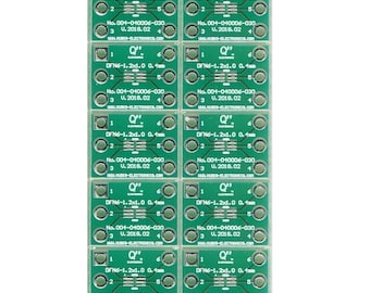 10 PCS. - Adaptateur PCB DFN6-1.2x1.0 0.40mm à DIP6 0.3".