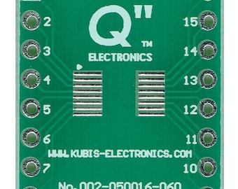 MSOP16,TFSOP16 0.50mm(0.02") to DIP 0.6".