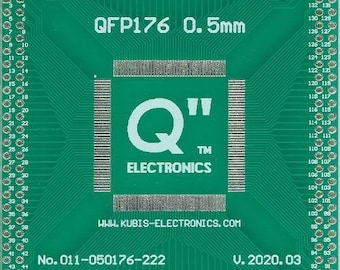 QFP176, LQFP176, MQFP176, TQFP176 0,50 mm (0,02 tum) till 4 x IDC2x22.