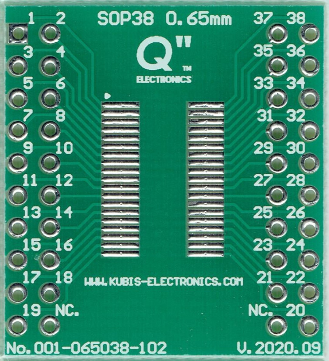 Adaptateur PCB SO44,SOJ44,SOP44,SOIC44 1.27mm à 2 X IDC2x11. FR - Foto 5
