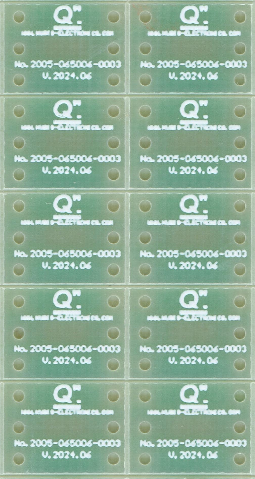 Lot De 10 PCB DFN8-3x3 0.65mm Vers DIP 0.3 - Simple Face, Modèle PCB-004-065008-030, Neuf