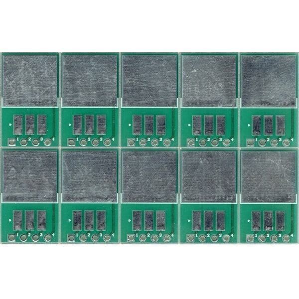 10 PCS. - Adaptateur PCB TO-263-3 (D2PAK-3) 2.54mm à SIP3.