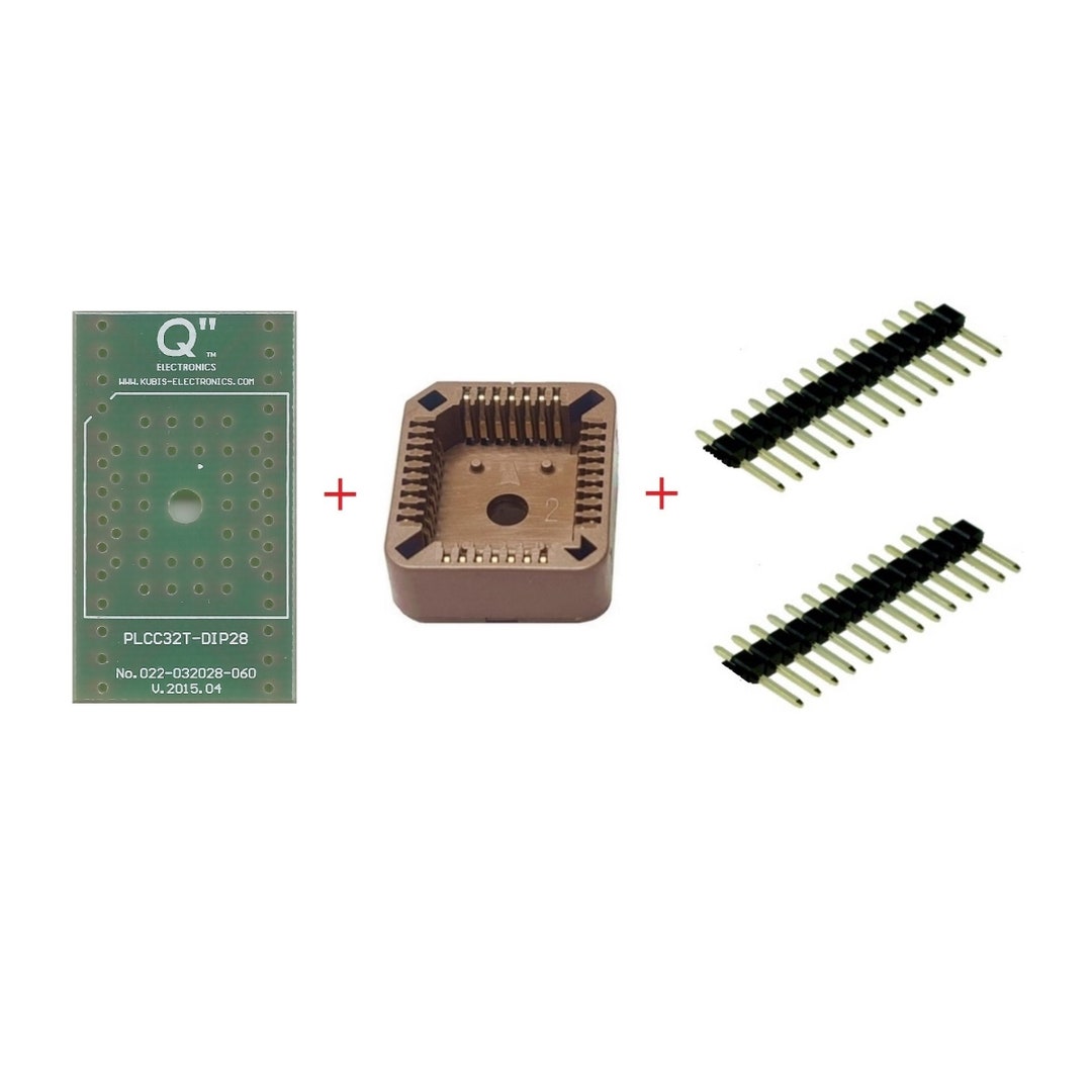 PLCC32T to DIP28 0.6 Adapter ASSEMBLY KIT. Etsy
