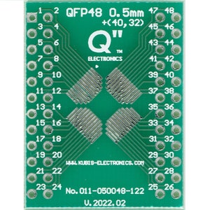 QFP48,LQFP48,SQFP48,TQFP48 0.50mm(0.02&quot;) to 2 x IDC2x12.