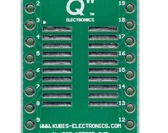 SO20,SOP20,SOIC20 1.27mm(0.05") to DIP 0.6".