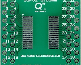 Lot De 10 Adaptateurs PCB DFN6-2x2 0.50mm Vers DIP 0.3" - KubisElectronics, Simple Face, Fabriqué En Pologne