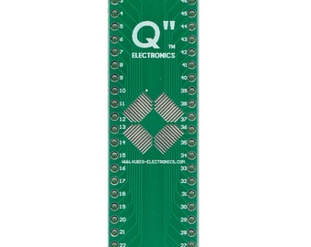 Adapterplatine für QFP48,LQFP48,SQFP48,TQFP48 mit 0.50mm Rastermaß auf DIP 0.6".