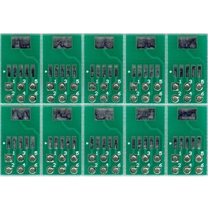 SOT223-6, TO-252-5 1.27mm(0.05&quot;) to 1 x IDC2x3 - 10 PCS.