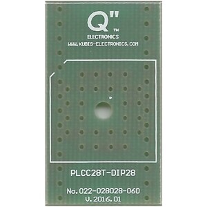 PLCC28T to DIP28 0.6".