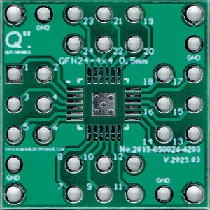 QFN24-4x4,QFNJ24-4x4,CSMT24-4x4,HQFN24-4x4,PQFN24-4x4,TQFN24-4x4,UFQFN24-4x4,VFQFN24-4x4,VFQFPN24-4x4,WFQFN24-4x4 0,50 mm (0,02&quot;) a 4xIDC2x3.