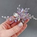 see more listings in the Crystals hair comb section