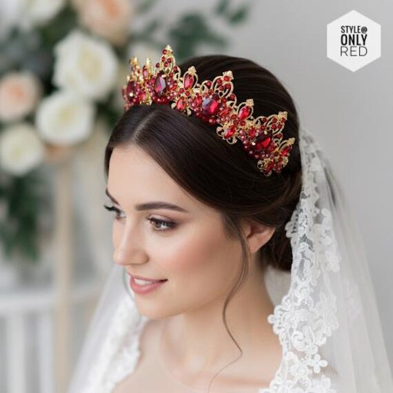 Designer wedding/prom/Quinceanera Tiaras/Crowns, designed and made in Ukraine Royal Blue Quinceanera Crown, Quinceanera Gift, Tiara Fancy  main image 4