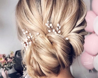Boho crystal Bridal hair pins Bridal hair piece Bridal hair vine Bridal Hair Accessories Wedding Hair Accessories Silver Wedding hair piece