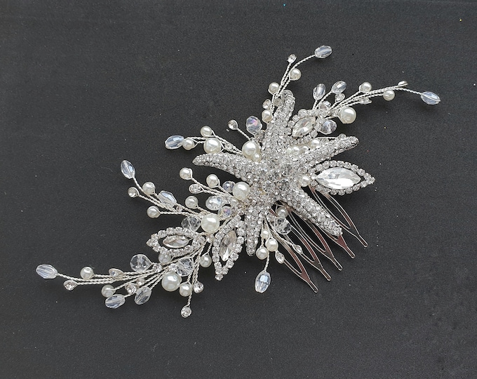 bridal comb headpiece
