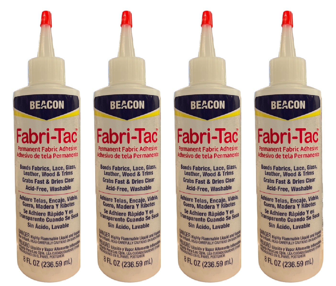 Beacon Fabri-tac Permanent Fabric Adhesive 4 Oz. 