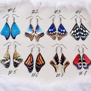 Lightweight Butterfly Wings Earrings, Moth Wing Earrings, Y2K Wing Earrings, Wing Drop Earrings, Butterfly Jewelry Cute Gift for Her