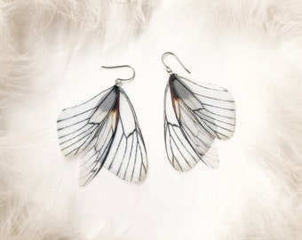 White Angel Wing Earrings Perfect Gift For Anyone Who Love Wings, Wings Earrings, Moth Earrings, Pretty Y2K Earrings, Aesthetic Earrings