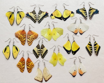 Swallowtail Butterfly Wing Earrings Lightweight and Drag Attention, Christmas Gift for Butterfly Lovers, Fairy Moth Wings Earrings