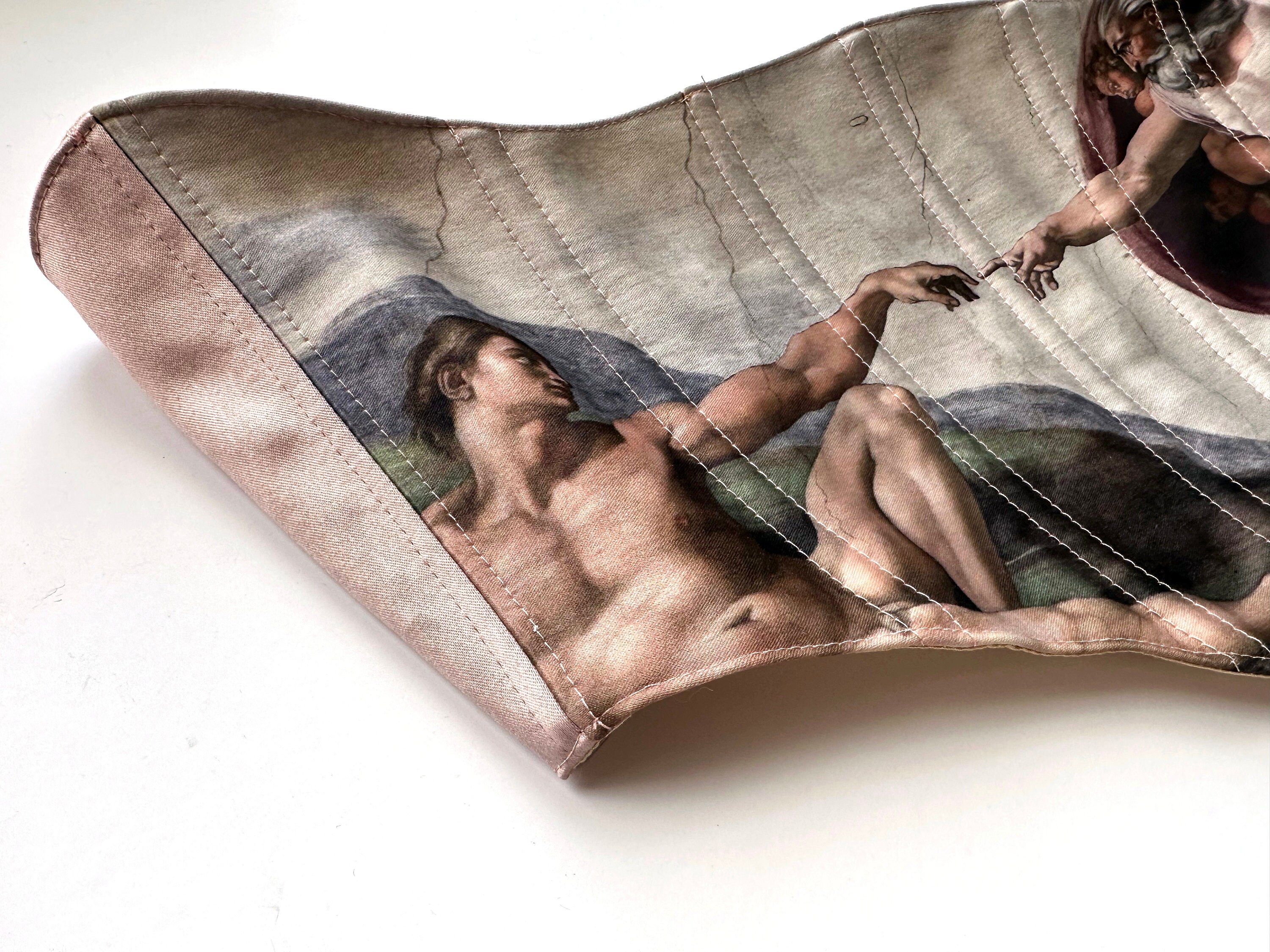 Creation of Adam Underbust Corset, Handmade Renaissance Lace  display picture 2
