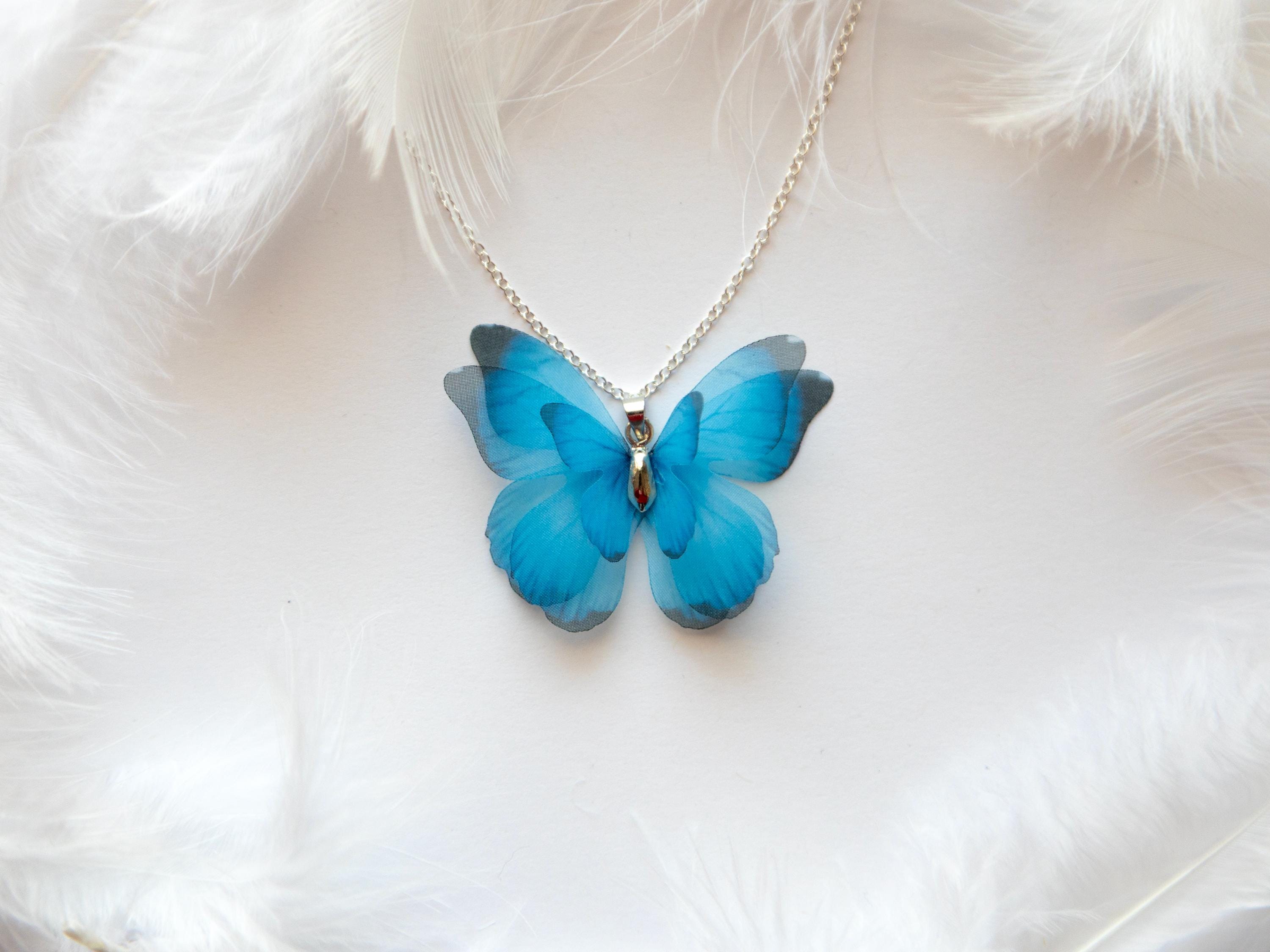 Jewelry | Fairycore Green Butterfly Necklace Fairycore Aesthetic