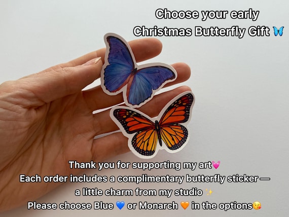 Boucles D'oreilles Papillon Turquoise Boho - Collier Pendentif, Argenté, Boîte Cadeau Incluse