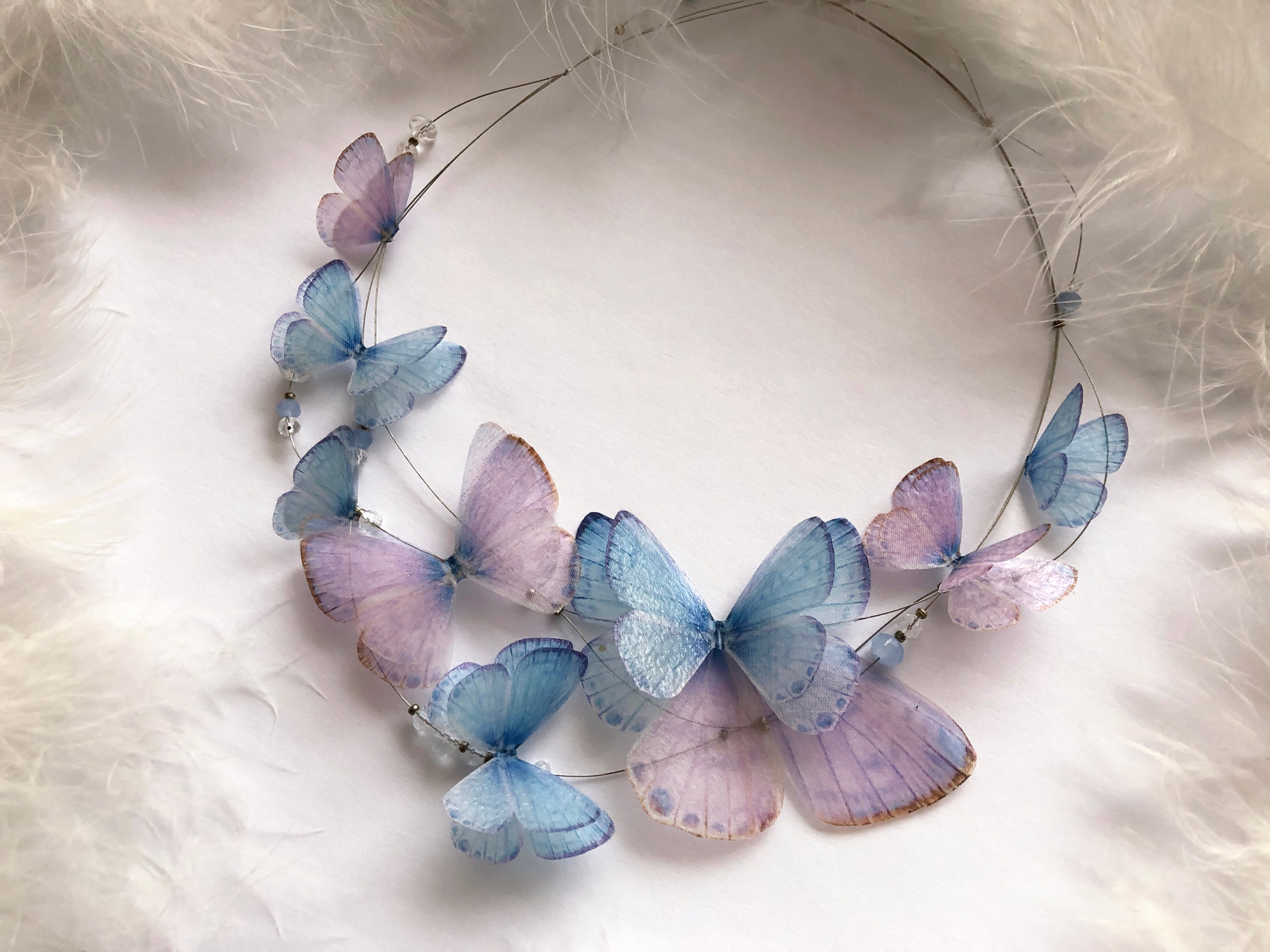 Reino Unido /_ HK-Mujer Estrás Pasador De Cabello Clip Mariposa Hojas Joyería de horquilla