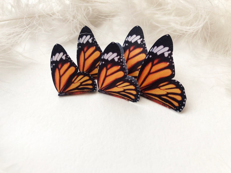 Silk Monarch Butterflies for Wedding Decor Bouquet Etsy