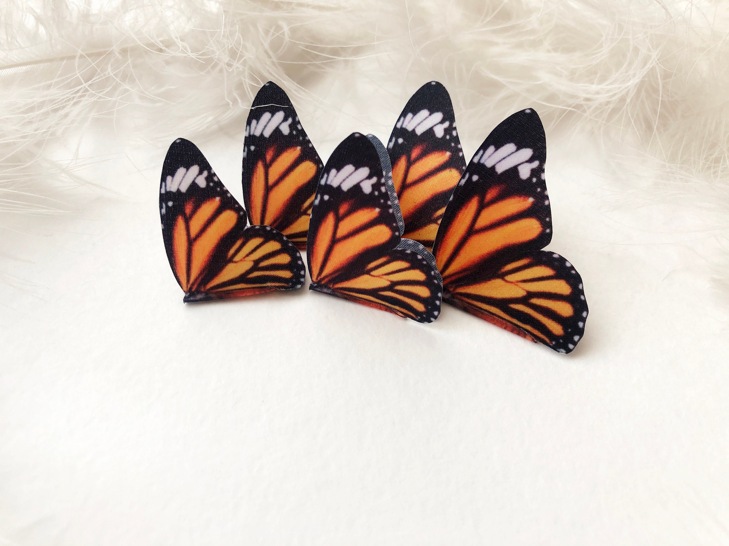 Silk Monarch Butterflies for Wedding Decor Bouquet Etsy
