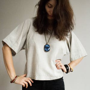 Casual and Loose Linen Blouse / Shirt image 6