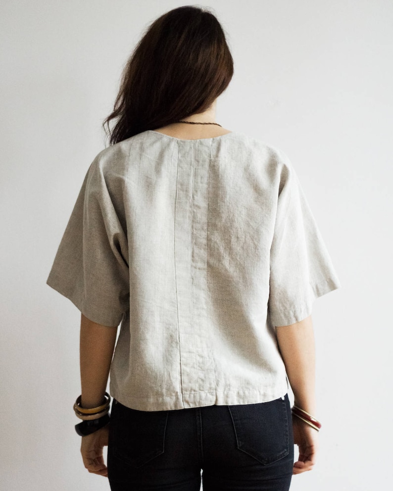 Casual and Loose Linen Blouse / Shirt image 3