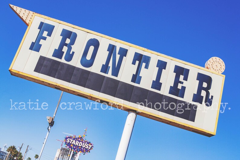 Frontier Sign for Motel Entrance | Vintage Vegas Neon + Landmarks Circa ...