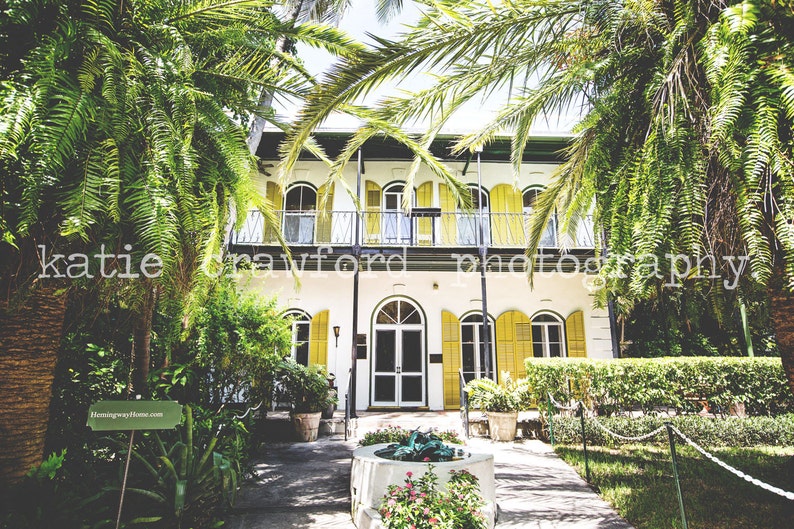 The Florida Keys Key West Hemingway House Photo Photograph Fine Art Print Photography katiecrawfordphoto image 1