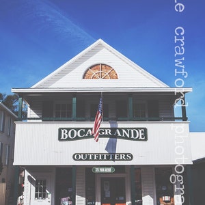 Boca Grande Outfitters Historic Downtown Photograph Fine Art Print Photography katiecrawfordphoto