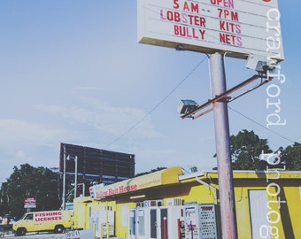 The Florida Keys Key Largo Yellow Bait House Mile Marker 101.7 Oceanside Photo Photograph Fine Art Print Photography katiecrawfordphoto