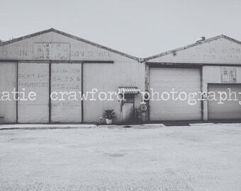 Winter Garden Florida Downtown LM Auto Service Building Lakeview Ave Northern View Photograph Fine Art Print Photography katiecrawfordphoto