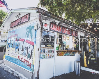 The Florida Keys Key West Cuban Coffee Caroline Street Photo Photograph Fine Art Print Photography katiecrawfordphoto