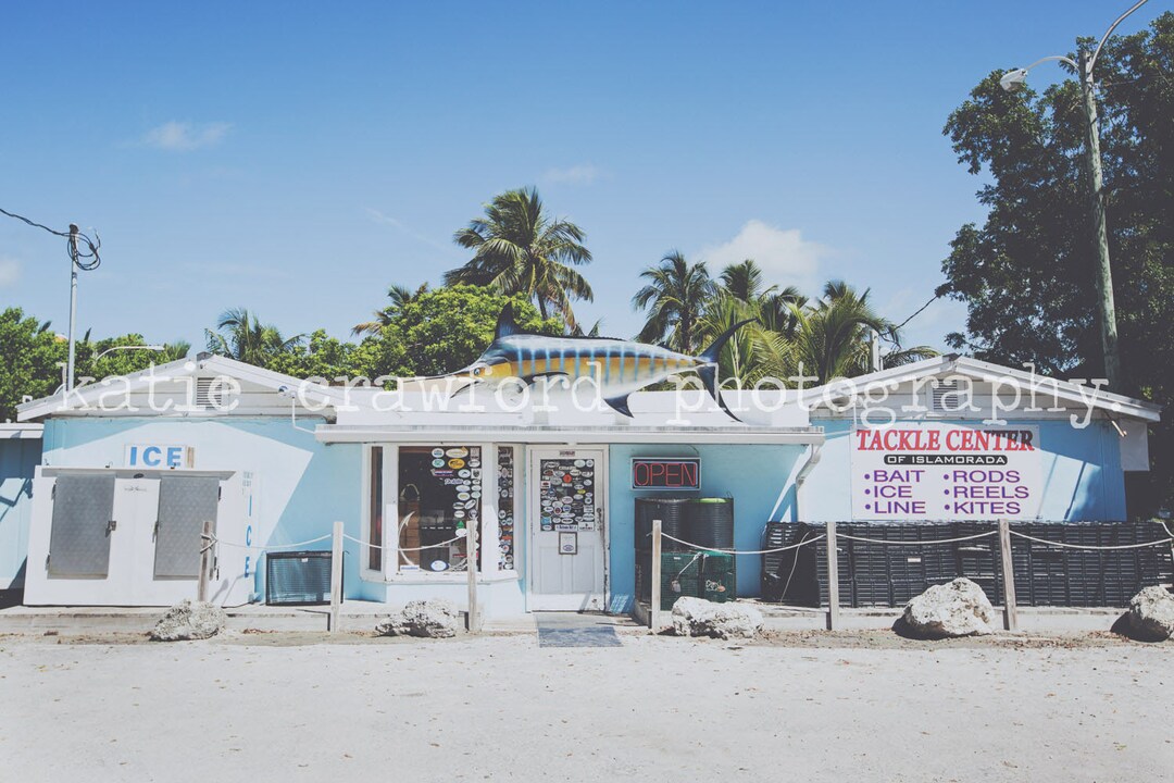 The Florida Keys Islamorada Tackle Bait Shop Mile Marker 81.9 Photo
